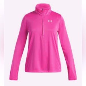 Under Armour - Women's Locker Half Zip Pullover - Size Medium - Hot Pink